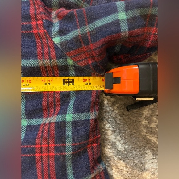 Himalayas brand Blue and Red Plaid flannel Men's Shirt/jacket size 2X (SKU 131) - Picture 7 of 8